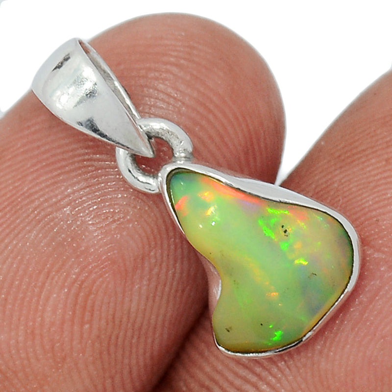 0.8" Ethiopian Opal Polish Rough Pendants - EPRP821