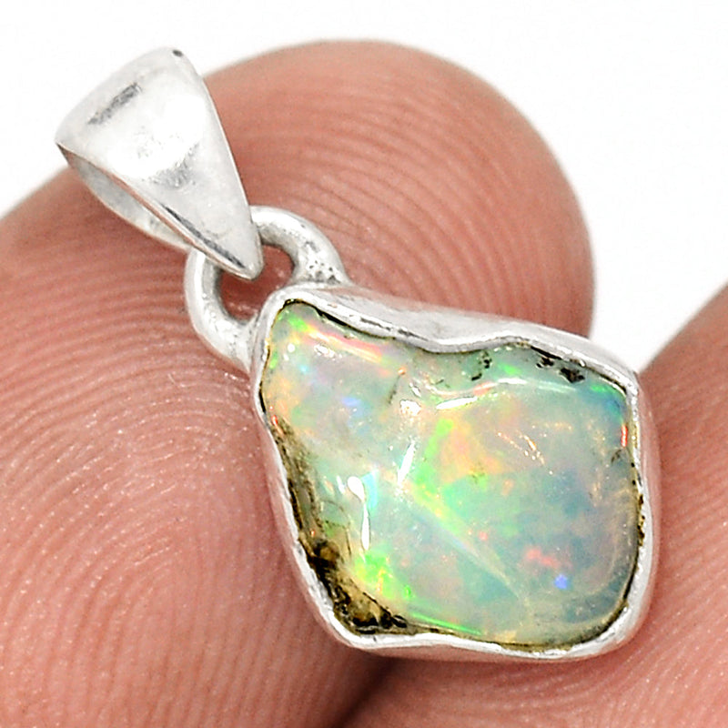 0.7" Ethiopian Opal Polish Rough Pendants - EPRP824