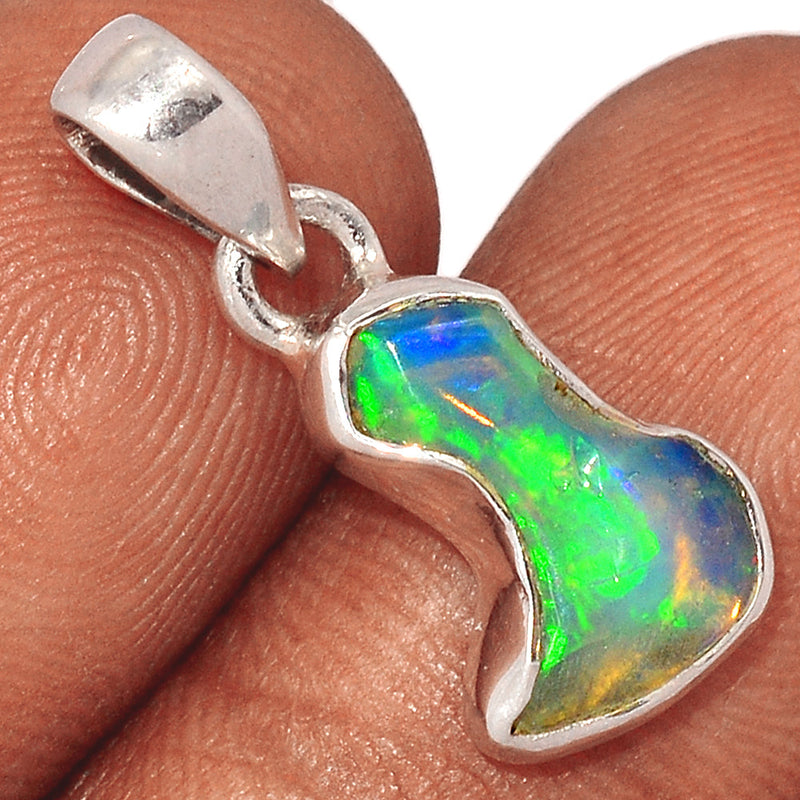 1" Ethiopian Opal Polish Rough Pendants - EPRP900