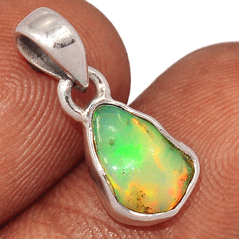 0.8" Ethiopian Opal Polish Rough Pendants - EPRP905