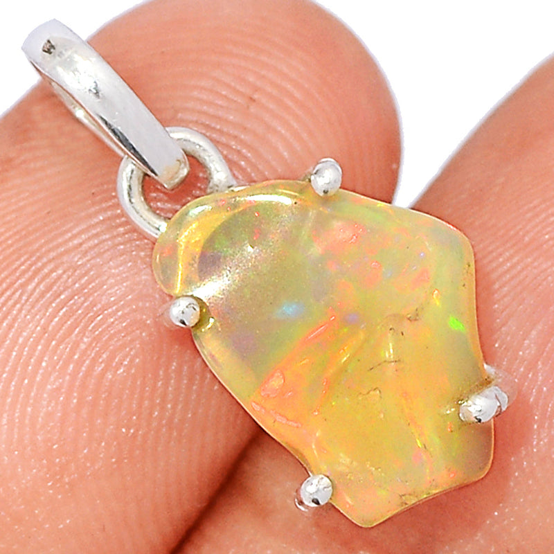 1" Claw - Ethiopian Opal Polish Rough Pendants - EPRP955