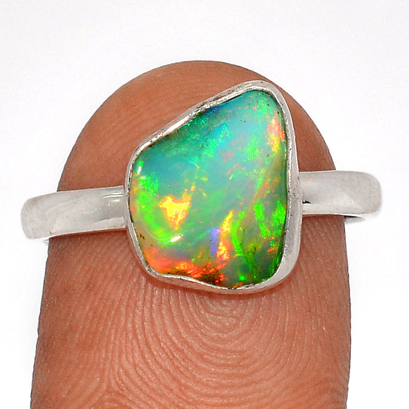 Ethiopian Opal Polish Rough Ring - EPRR1092