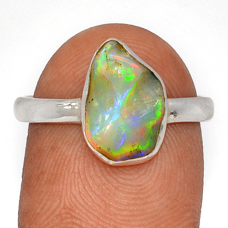 Ethiopian Opal Polish Rough Ring - EPRR1101