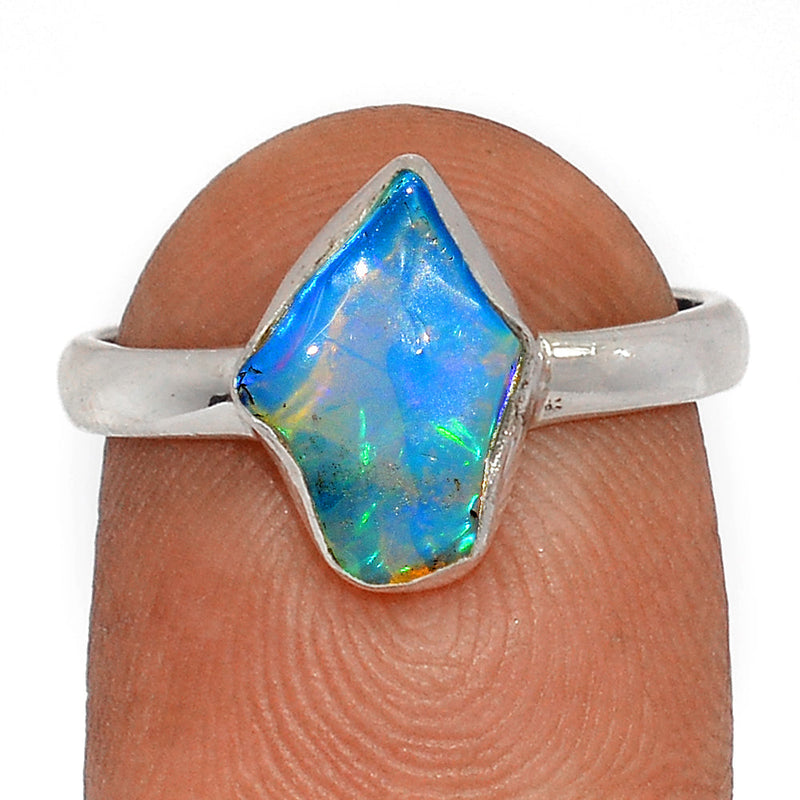 Ethiopian Opal Polish Rough Ring - EPRR1103