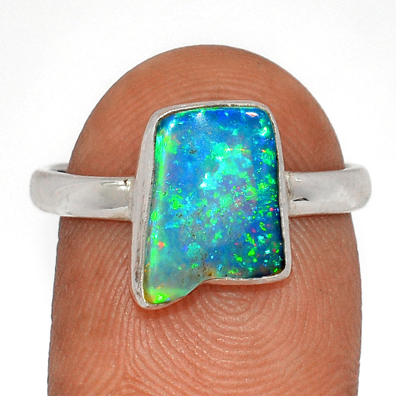 Ethiopian Opal Polish Rough Ring - EPRR1104