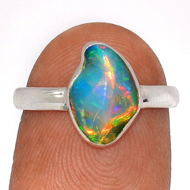 Ethiopian Opal Polish Rough Ring - EPRR1109