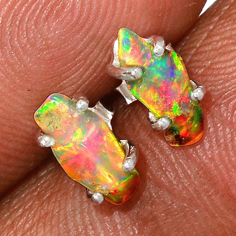 Claw - Ethiopian Opal Polish Rough Studs - EPRS154