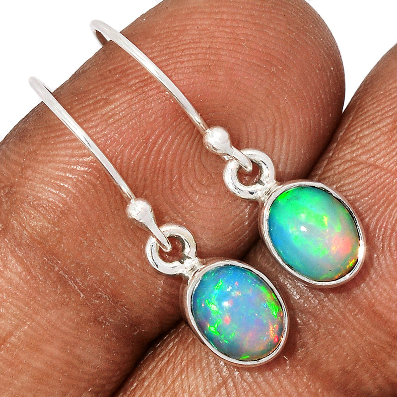 1.1" Ethiopian Opal Earrings - ETOE467