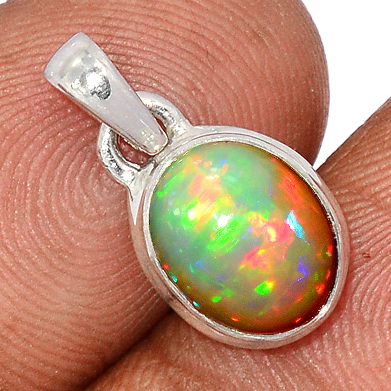 0.7" Ethiopian Opal Pendants - ETOP1813