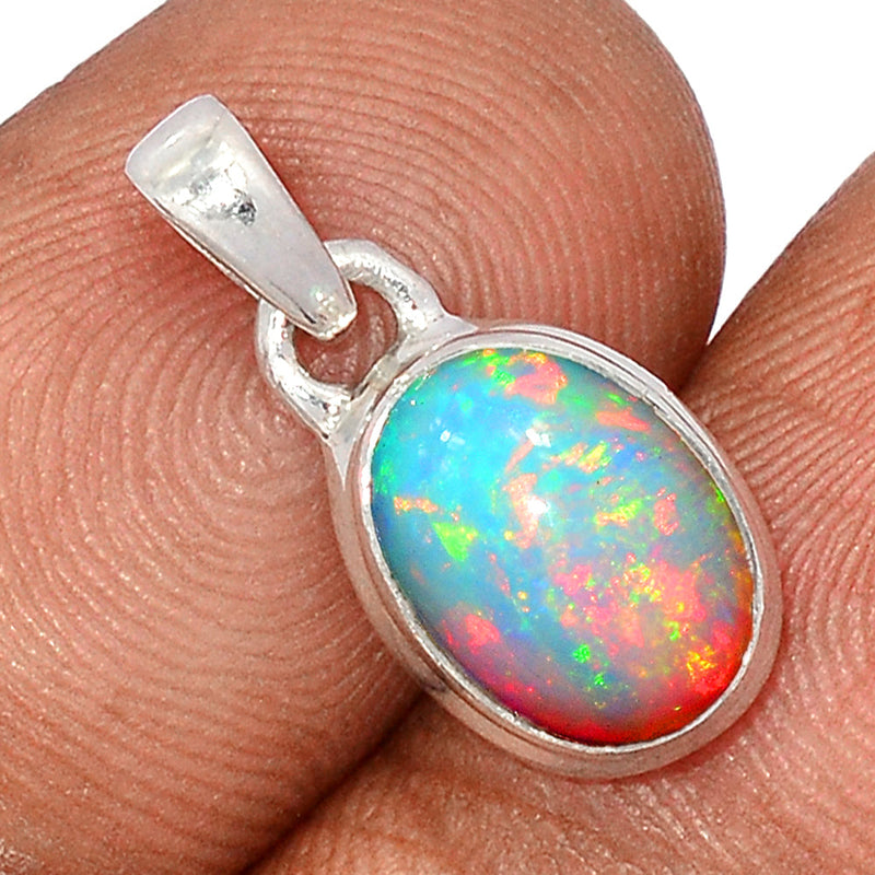 0.7" Ethiopian Opal Pendants - ETOP1817