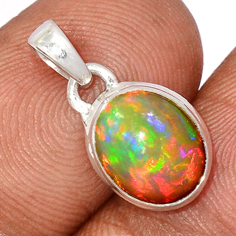 0.7" Ethiopian Opal Pendants - ETOP1818