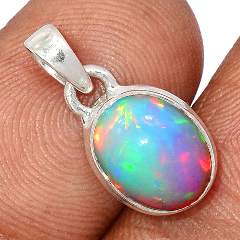 0.7" Ethiopian Opal Pendants - ETOP1824