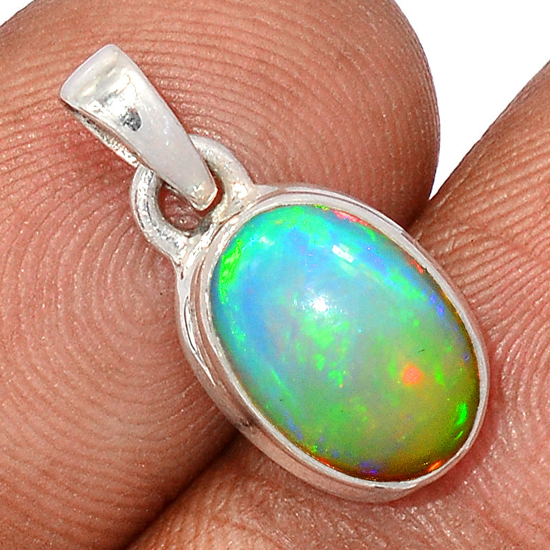 0.8" Ethiopian Opal Pendants - ETOP1825