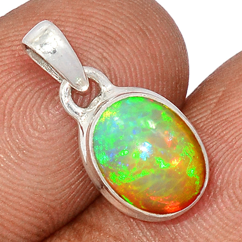 0.8" Ethiopian Opal Pendants - ETOP1827