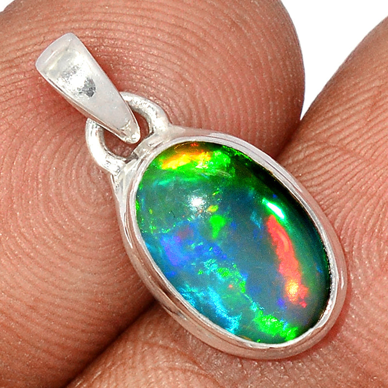 0.8" Ethiopian Opal Pendants - ETOP1837