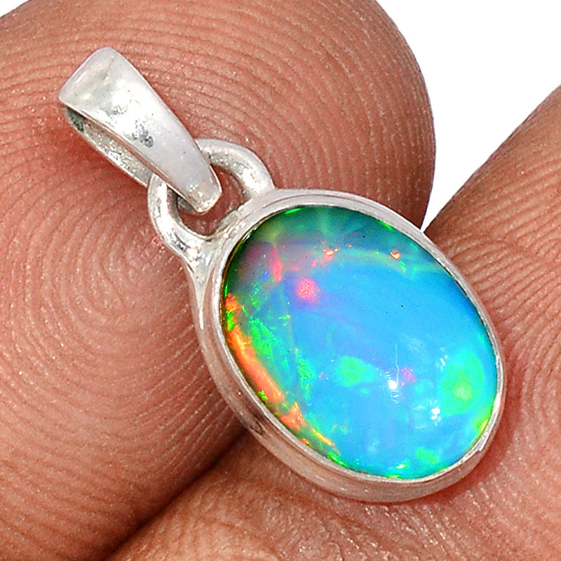 0.8" Ethiopian Opal Pendants - ETOP1844