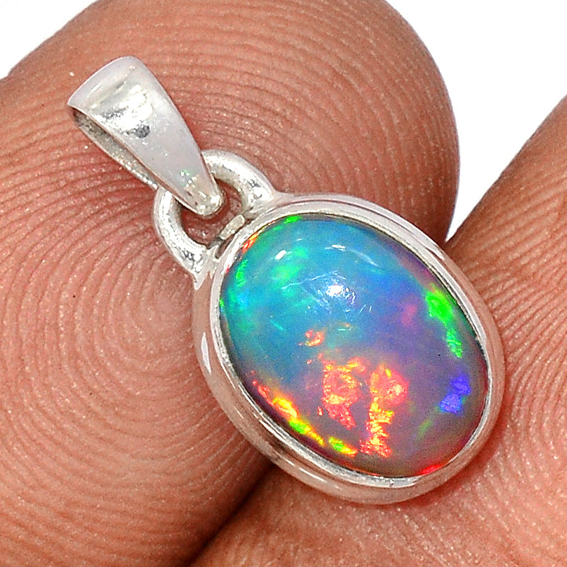 0.7" Ethiopian Opal Pendants - ETOP1850