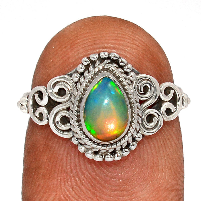 Small Filigree - Ethiopian Opal Ring - ETOR2124