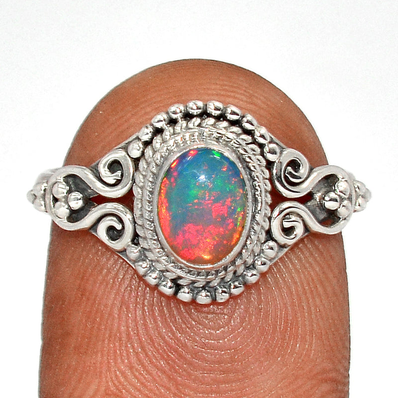 Small Filigree - Ethiopian Opal Ring - ETOR2126