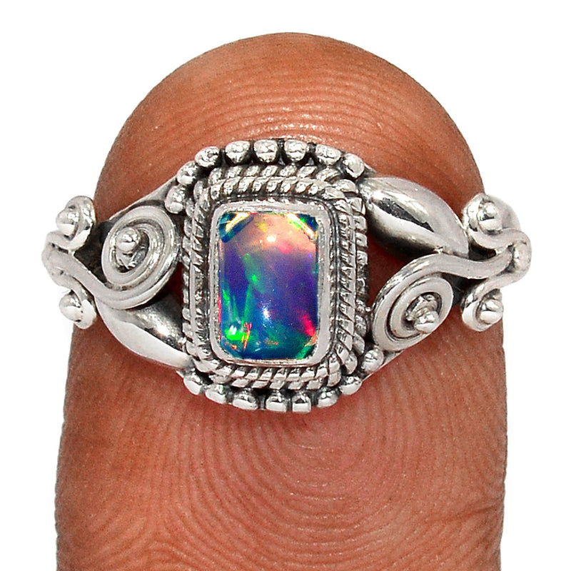 Small Filigree - Ethiopian Opal Ring - ETOR2127