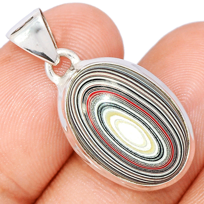 1.2" Fordite Detroite Agate Pendants - FDAP462