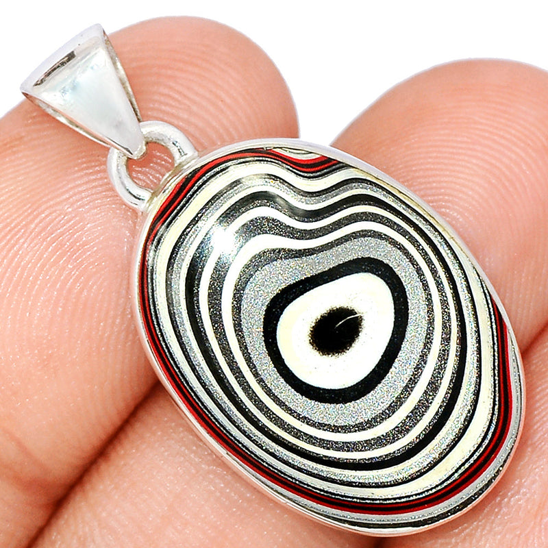 1.3" Fordite Detroite Agate Pendants - FDAP469