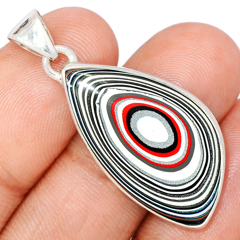 1.5" Fordite Detroite Agate Pendants - FDAP473