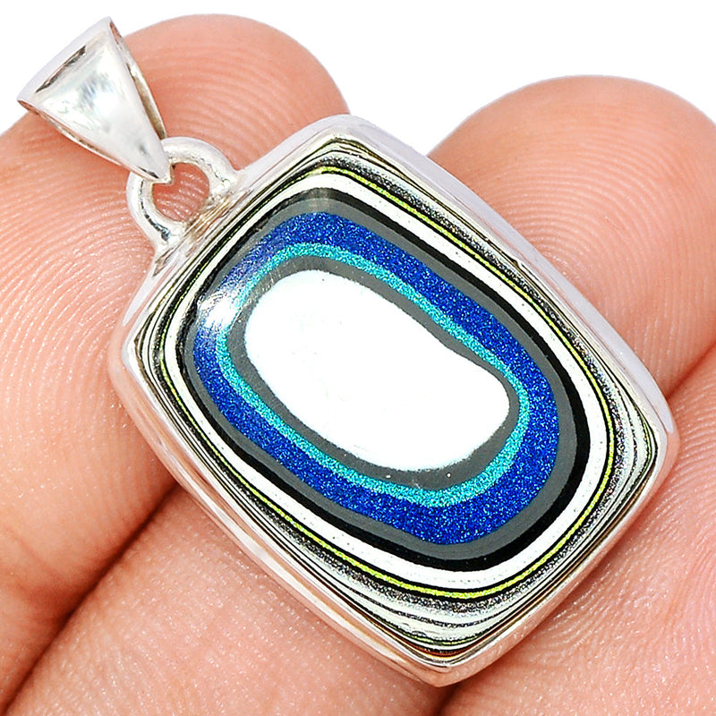 1.3" Fordite Detroite Agate Pendants - FDAP478