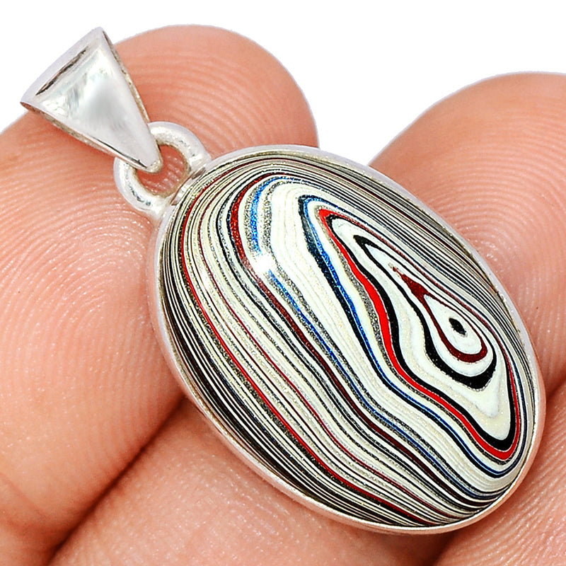 1.2" Fordite Detroite Agate Pendants - FDAP479