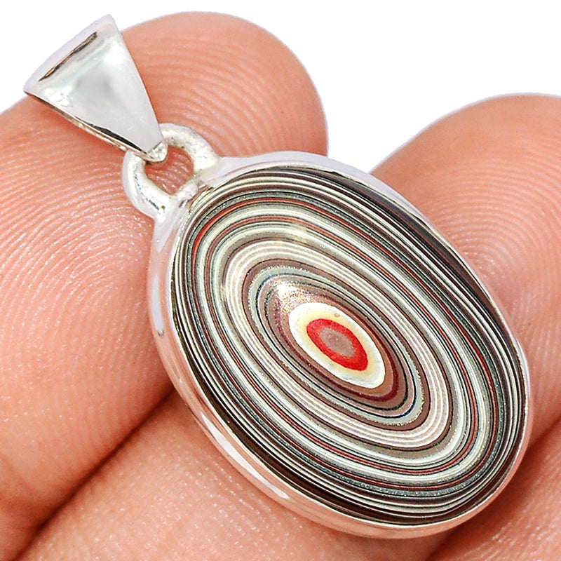 1.2" Fordite Detroite Agate Pendants - FDAP482