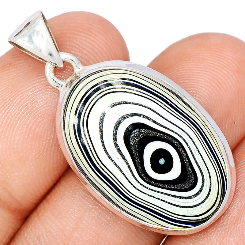 1.3" Fordite Detroite Agate Pendants - FDAP496