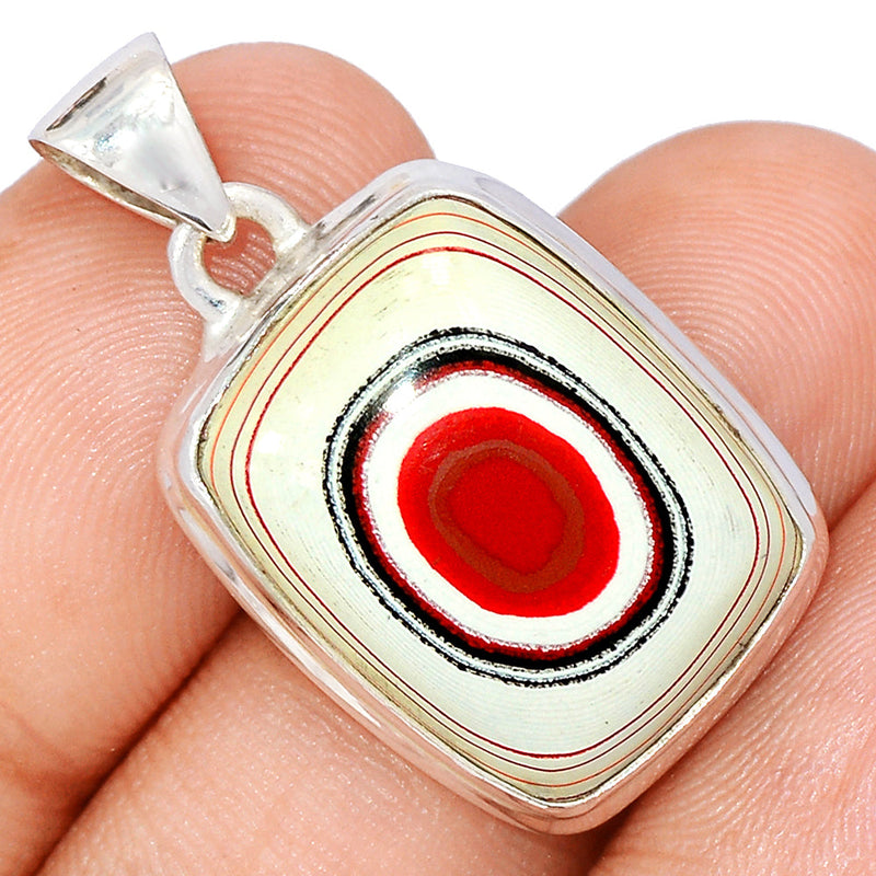 1.2" Fordite Detroite Agate Pendants - FDAP499