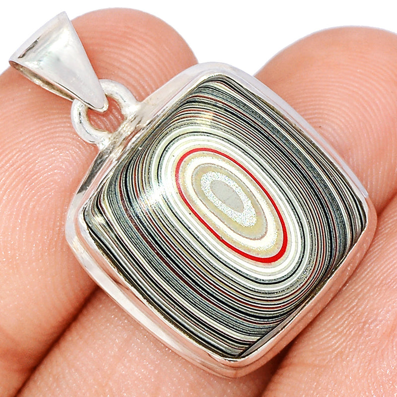 1.2" Fordite Detroite Agate Pendants - FDAP500