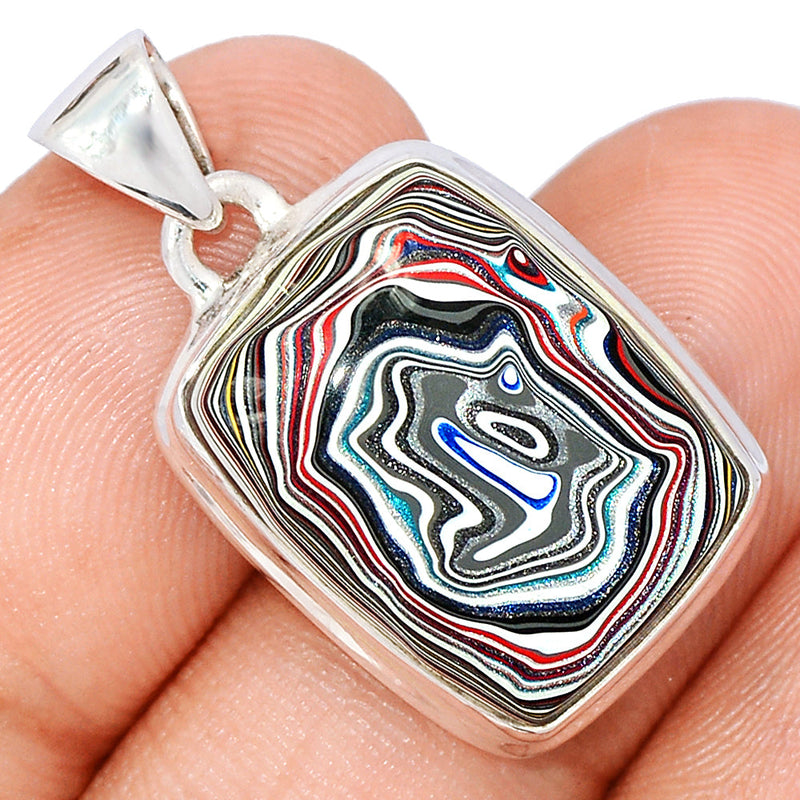 1.2" Fordite Detroite Agate Pendants - FDAP502