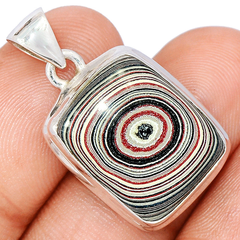 1.2" Fordite Detroite Agate Pendants - FDAP503