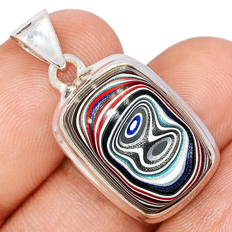 1.2" Fordite Detroite Agate Pendants - FDAP508