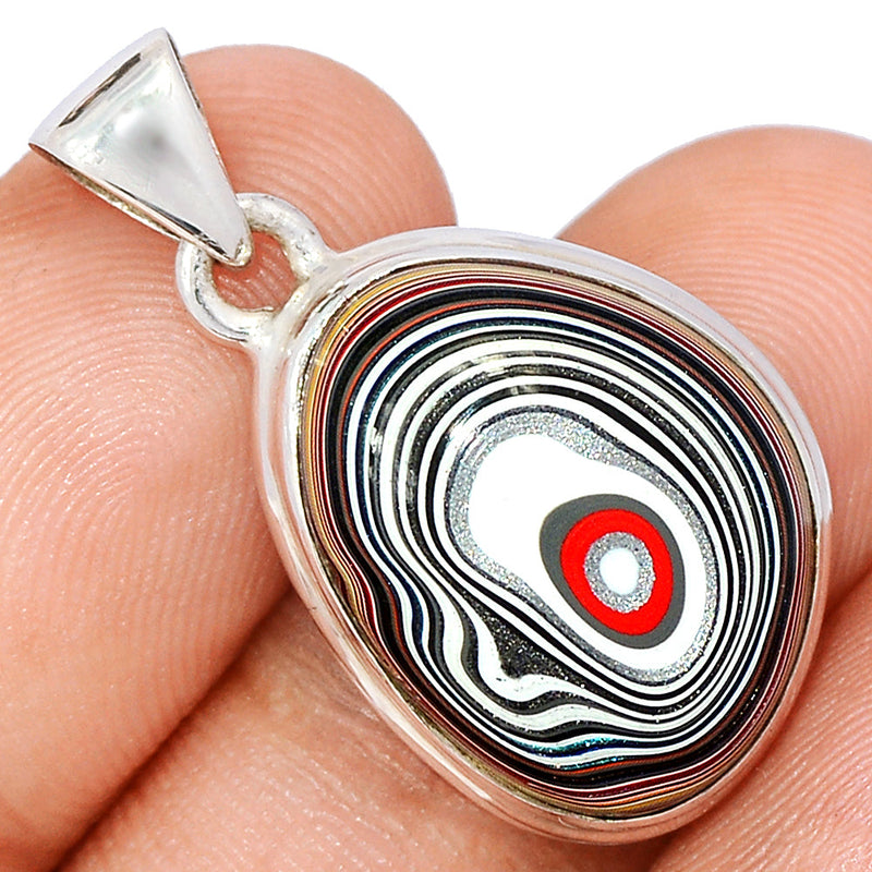 1.2" Fordite Detroite Agate Pendants - FDAP512