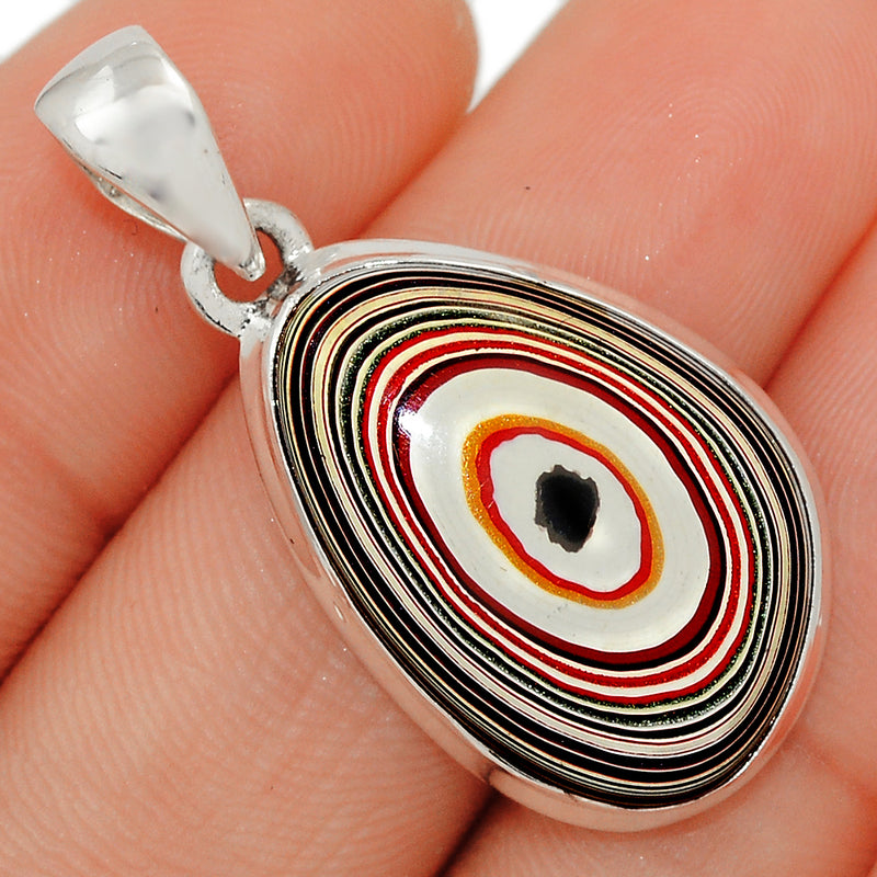 1.5" Fordite Detroit Agate Pendants - FDAP56