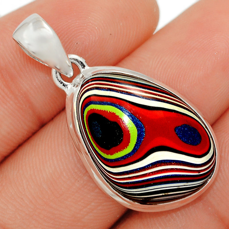 1.3" Fordite Detroit Agate Pendants - FDAP76