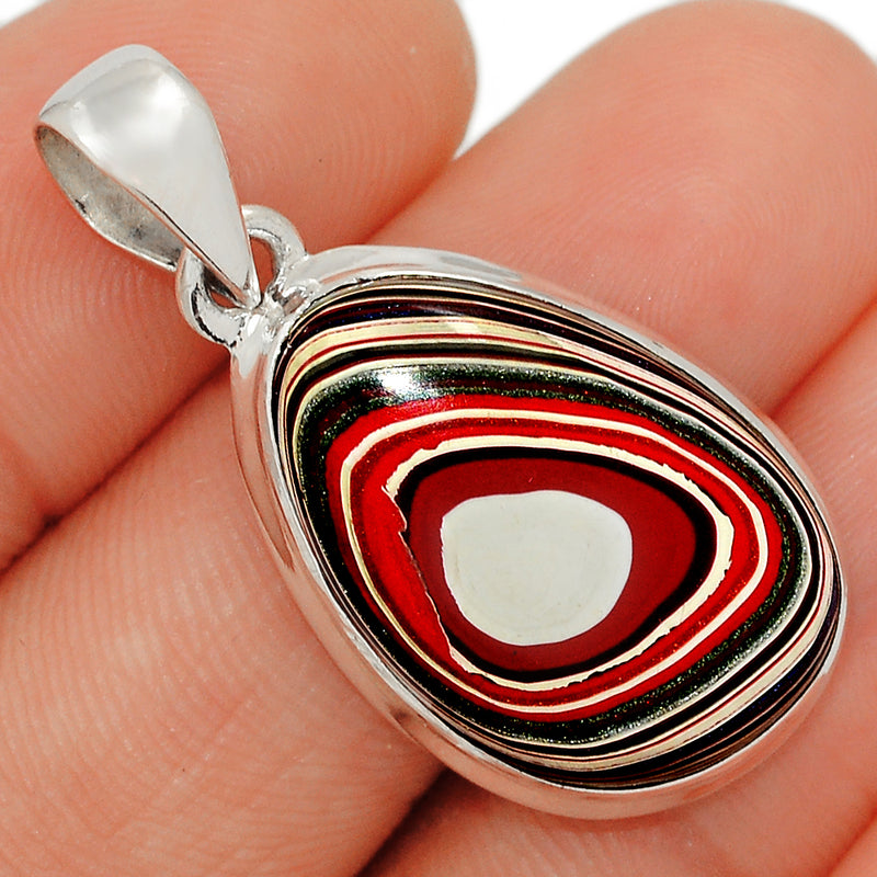 1.5" Fordite Detroit Agate Pendants - FDAP89