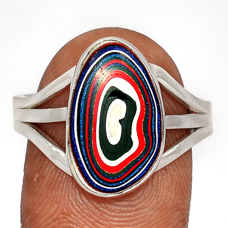 Fordite Detroit Agate Ring - FDAR337