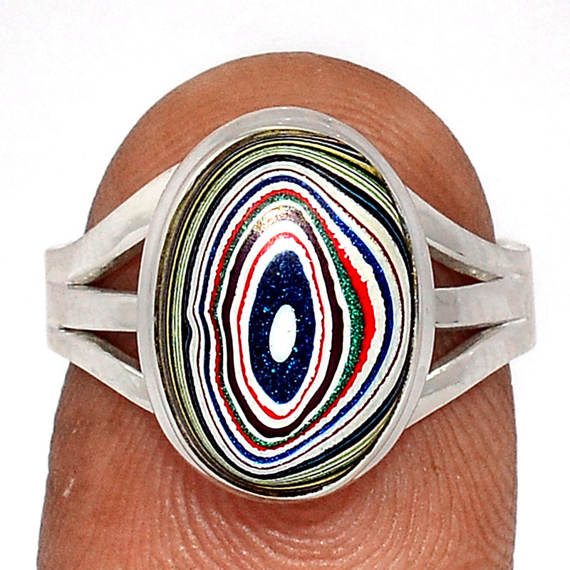 Fordite Detroit Agate Ring - FDAR339