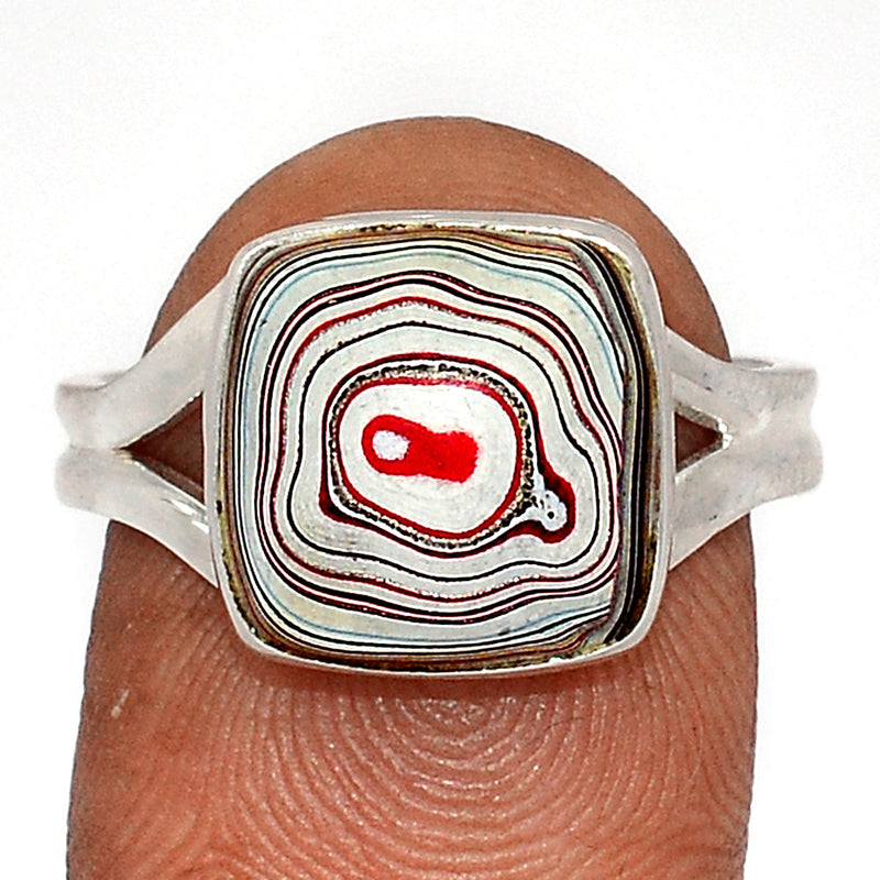 Fordite Detroit Agate Ring - FDAR344