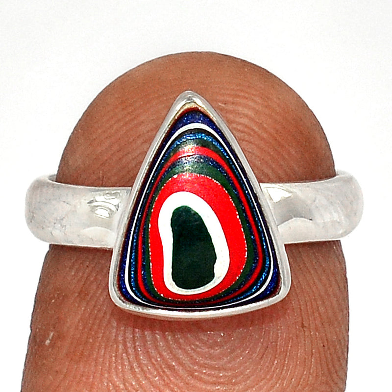 Fordite Detroit Agate Ring - FDAR345