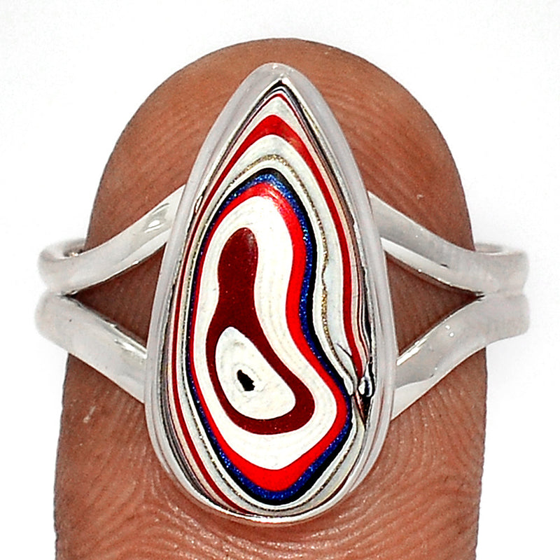 Fordite Detroit Agate Ring - FDAR347