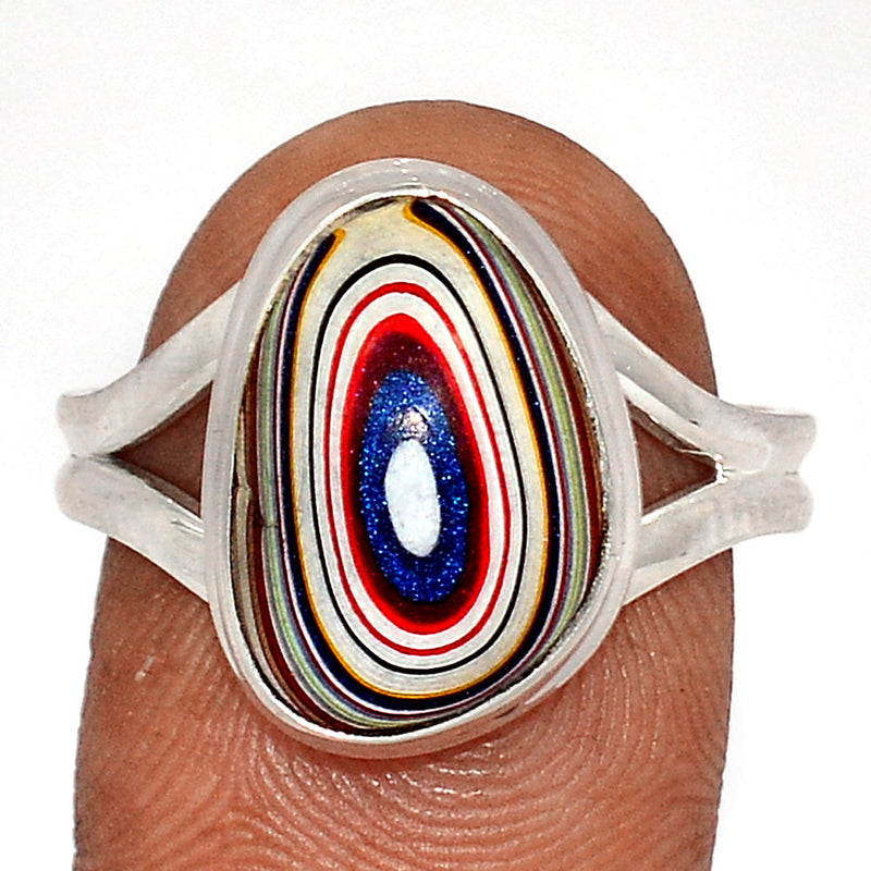 Fordite Detroit Agate Ring - FDAR349