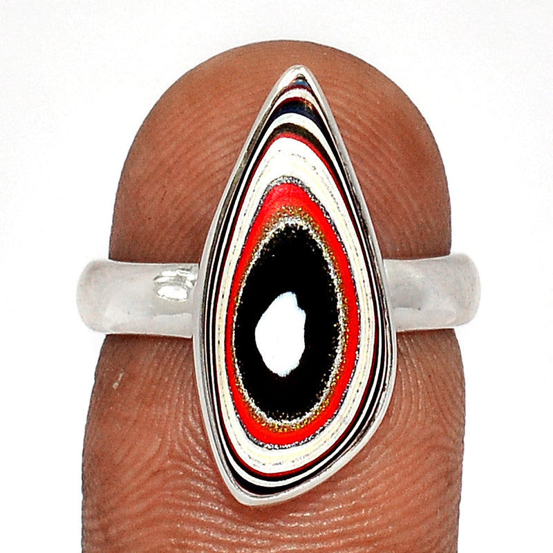 Fordite Detroit Agate Ring - FDAR351