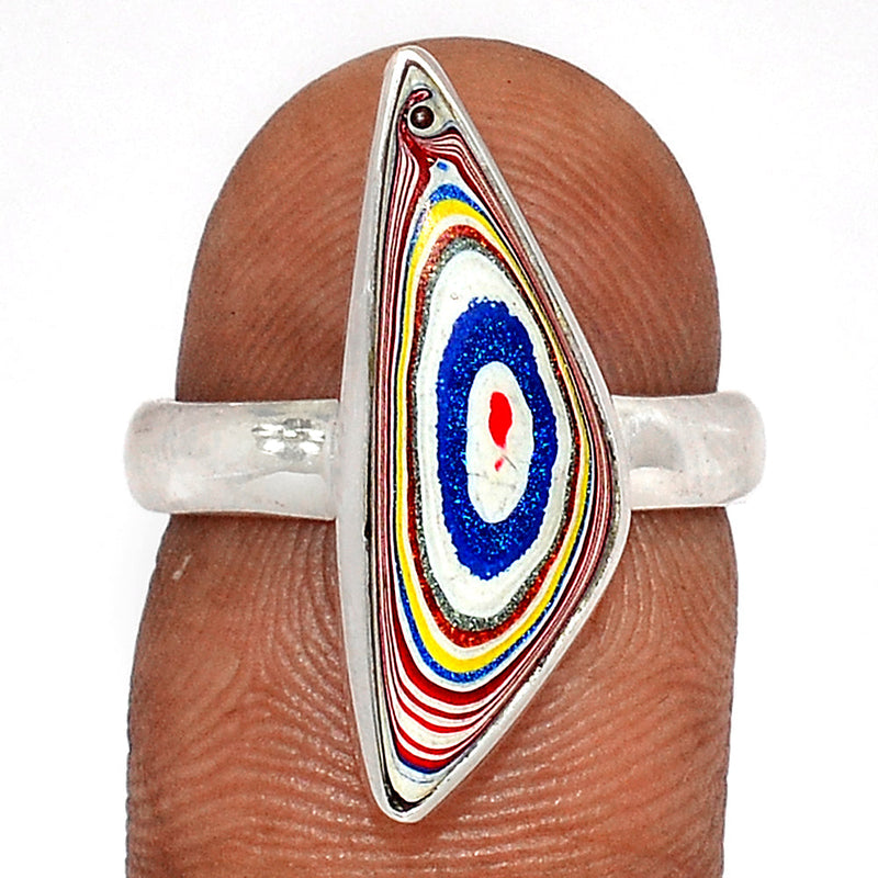 Fordite Detroit Agate Ring - FDAR353