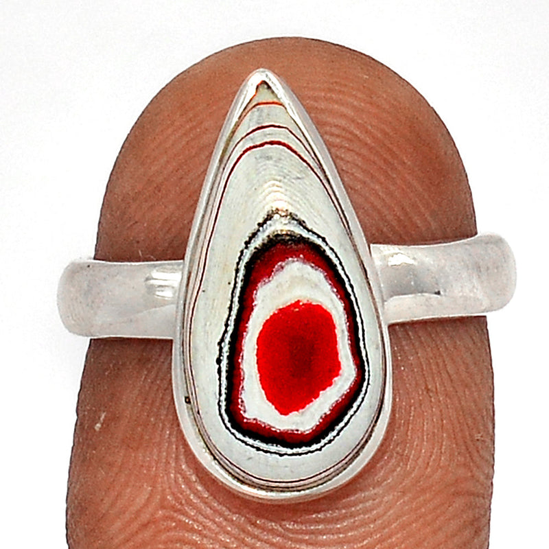 Fordite Detroit Agate Ring - FDAR355