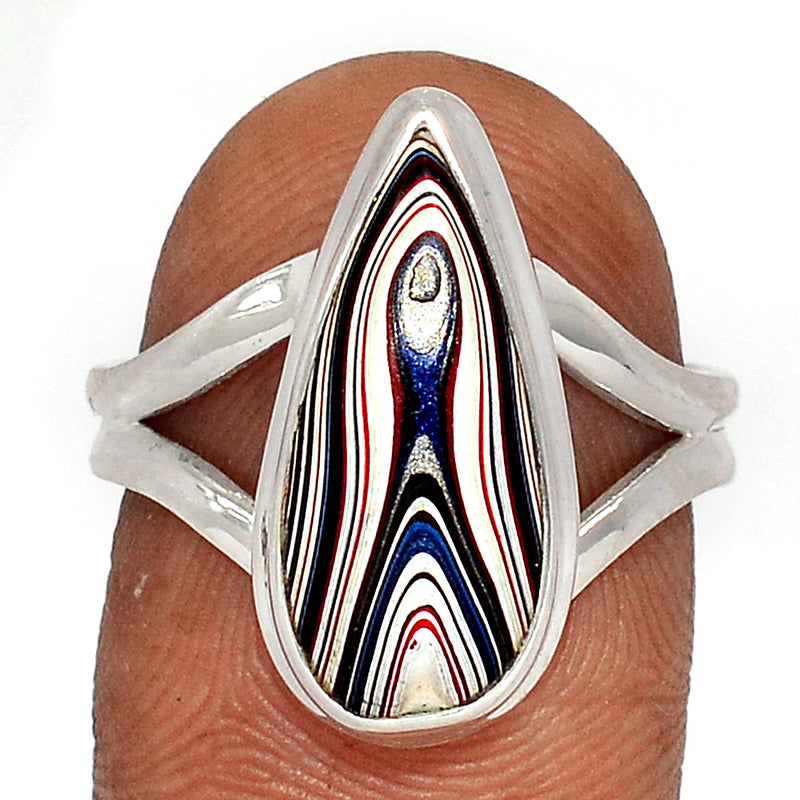 Fordite Detroit Agate Ring - FDAR366